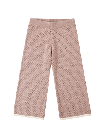 RYLEE AND CRU Pointelle Knit Pant