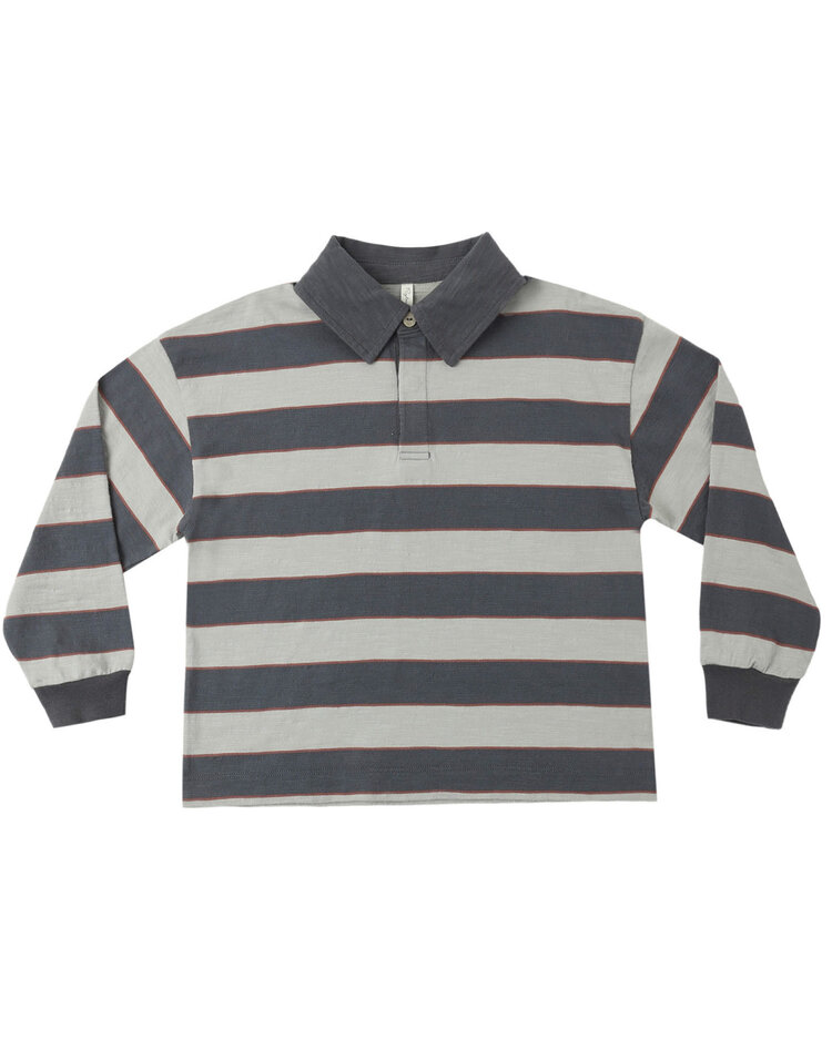 RYLEE AND CRU Rugby Stripe Polo