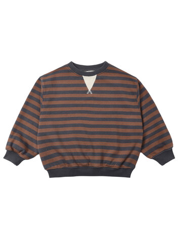 RYLEE AND CRU Oversized Stripe Crew
