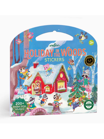 EEBOO Holiday In The Woods Shiny Stickers