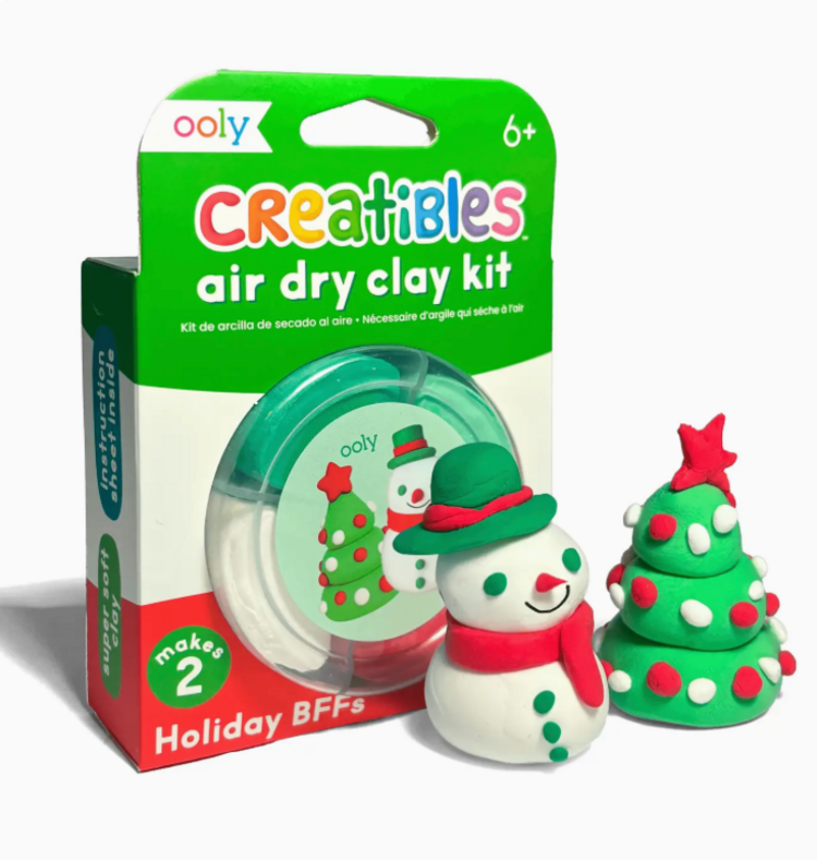 OOLY Holiday BFF's Air Dry Clay Kit