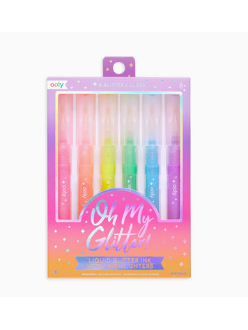 OOLY Oh My Glitter! Neon Highlighters