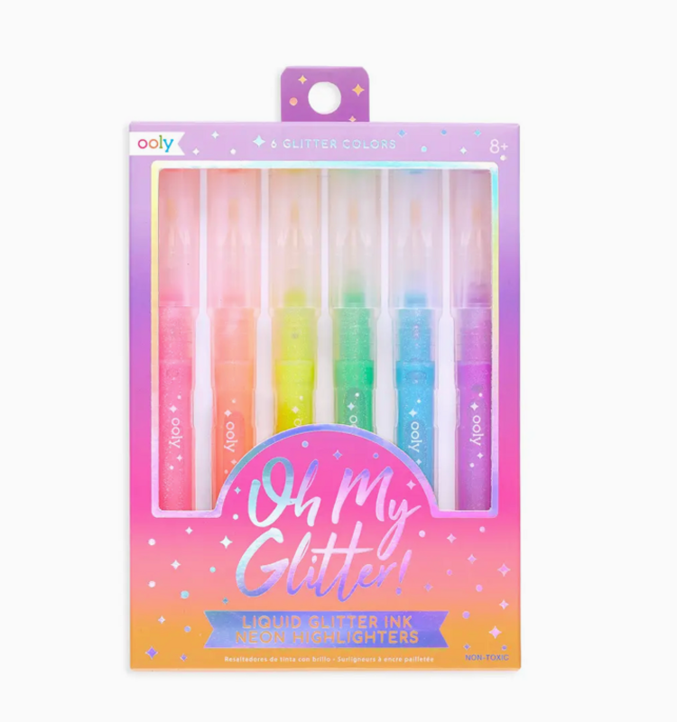 OOLY Oh My Glitter! Neon Highlighters