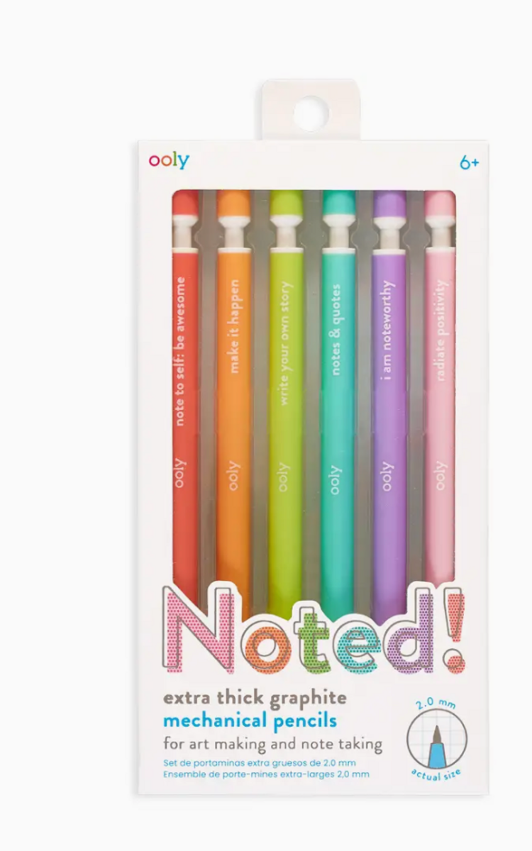 OOLY Noted! Extra Thick Mechanical Pencils