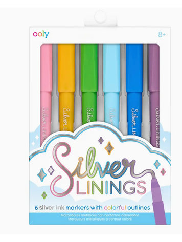 OOLY Silver Linings Outline Markers