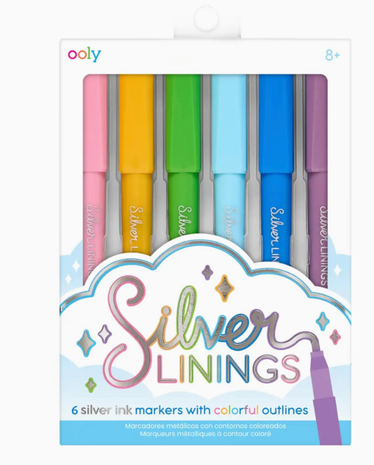 OOLY Silver Linings Outline Markers