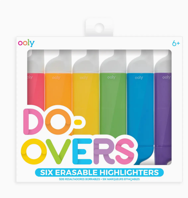 OOLY Do-Overs Erasable Highlighters