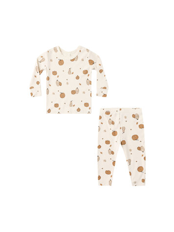 QUINCY MAE Harvest Friends Baby Pajama Set
