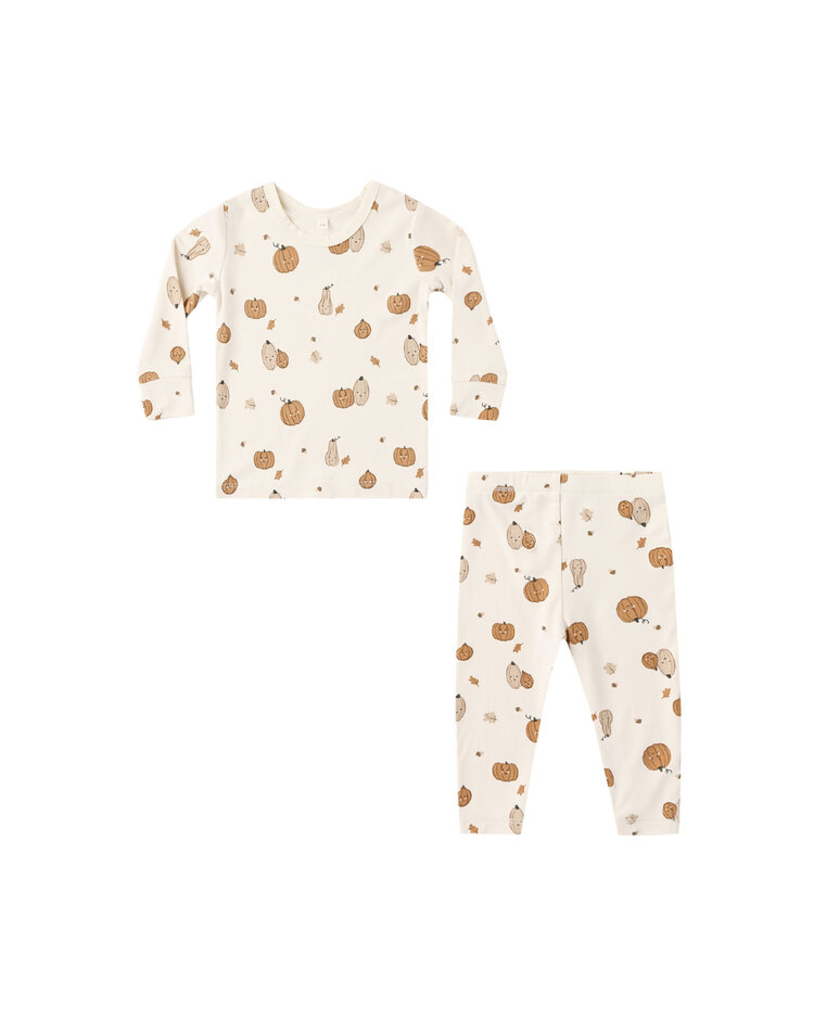 QUINCY MAE Harvest Friends Baby Pajama Set