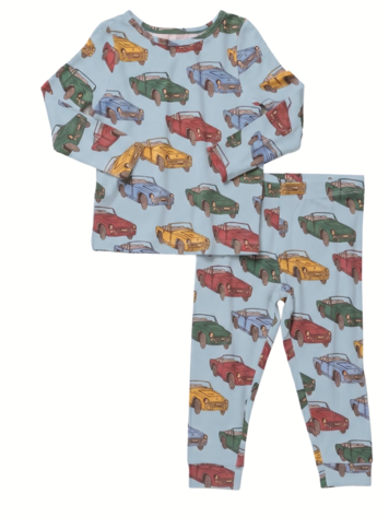 PINK CHICKEN Vintage Cars Bamboo PJ Set