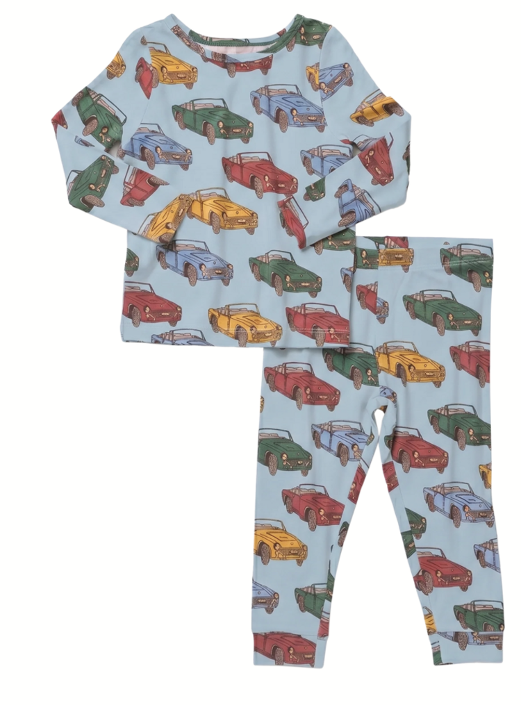 PINK CHICKEN Vintage Cars Bamboo PJ Set