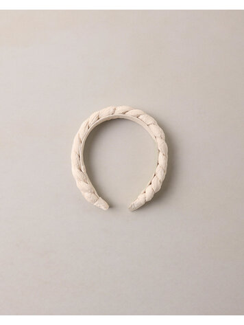 NORALEE Embroidered Floral Braided Headband