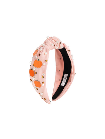 SWEET WINK Pumpkin Pearl Gemstone Headband