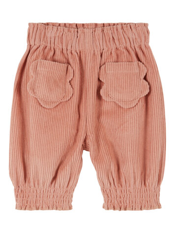 EMILE ET IDA Corduroy Flower Pocket Pants