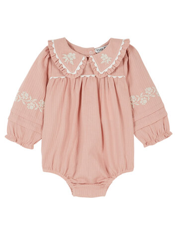 EMILE ET IDA Embroidered Romper
