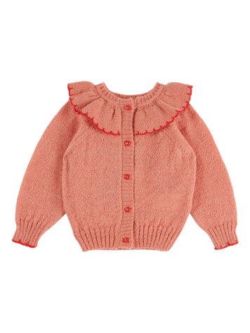 EMILE ET IDA Placed Jacquard Cardigan