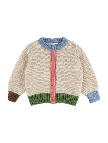 EMILE ET IDA Garter Stitch Cardigan