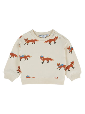 EMILE ET IDA Printed Baby Sweatshirt
