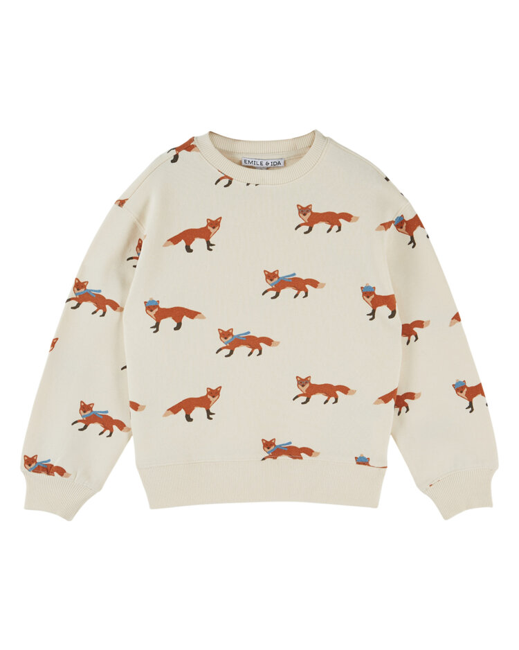EMILE ET IDA Printed Boy Sweatshirt