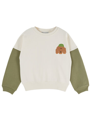 EMILE ET IDA Two-Coloured Sweatshirt