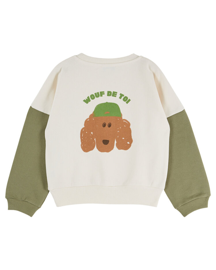 EMILE ET IDA Two-Coloured Sweatshirt