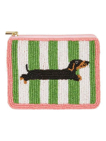 EMILE ET IDA Dog Pearl Pouch