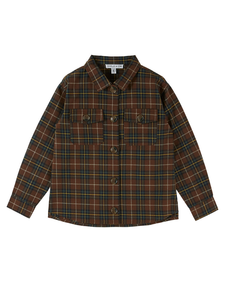 EMILE ET IDA Flannel Checked Shirt