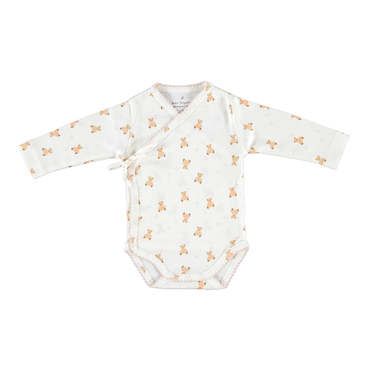 BEBE ORGANIC Ted Wrap Onesie