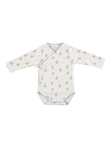 BEBE ORGANIC Ted Wrap Onesie