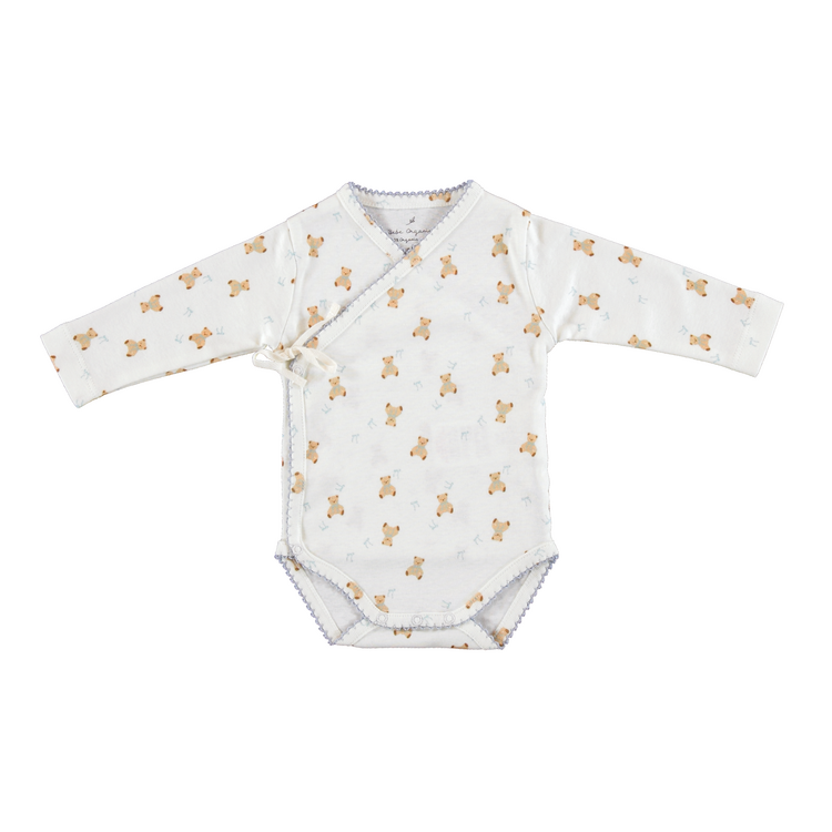 BEBE ORGANIC Ted Wrap Onesie