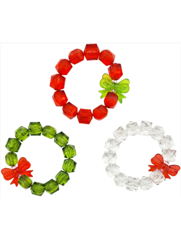 BOTTLEBLOND JEWELS Christmas Rock Candy Bracelets - Clear