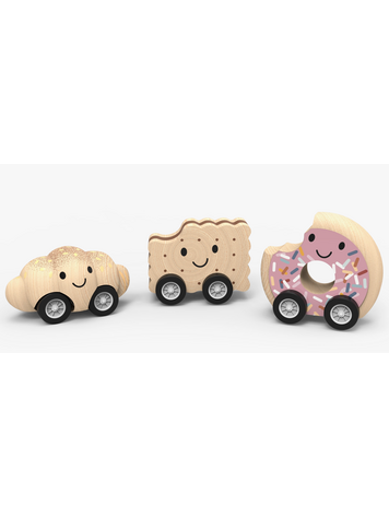 SPEEDY MONKEY Pull Back Bakery Cars