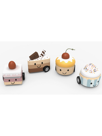 SPEEDY MONKEY Pull Back Cake Cars