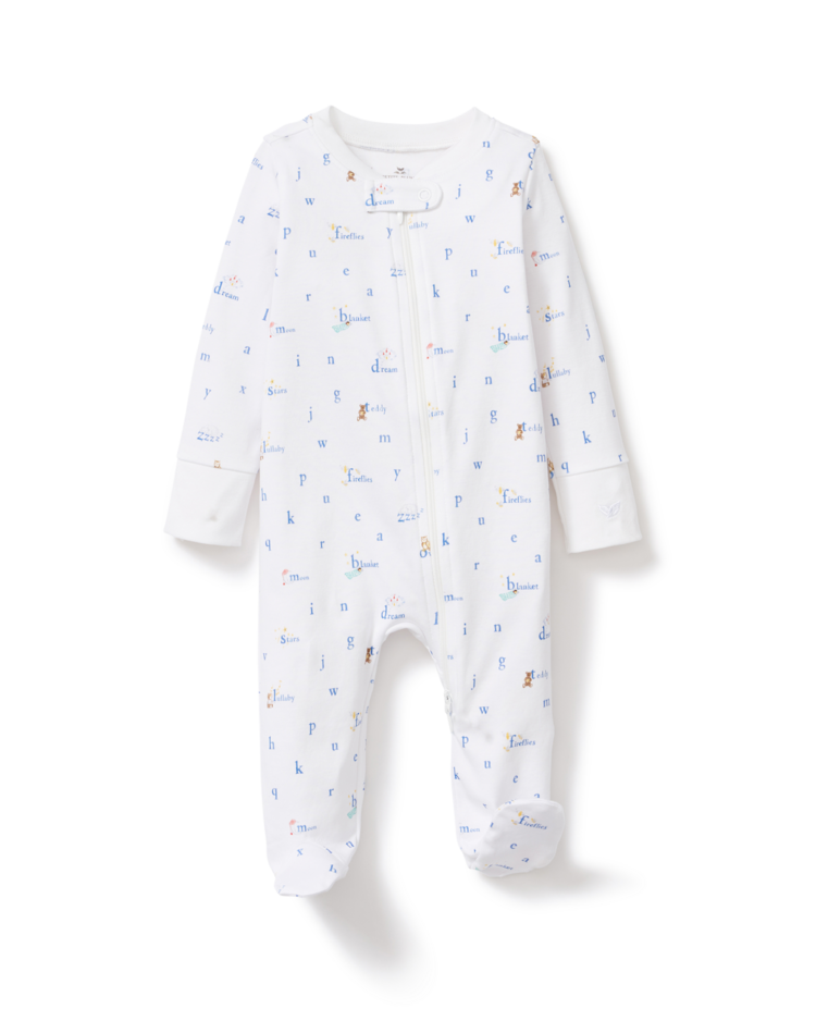 PETITE PLUME Letters and Lullabies Footie