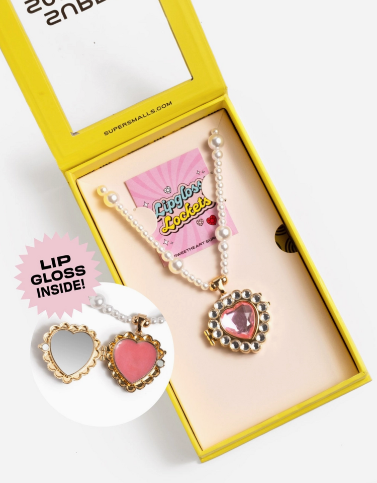 SUPER SMALLS Sweetheart Surprise Lipgloss Locket