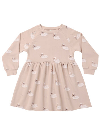 RYLEE AND CRU Swans Raglan Dress