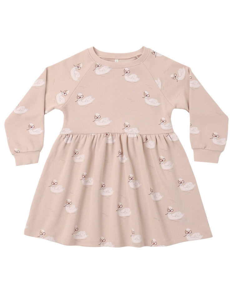 RYLEE AND CRU Swans Raglan Dress