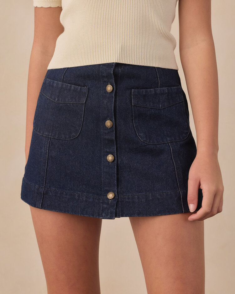 RYLEE AND CRU Teen Denver Mini Skirt