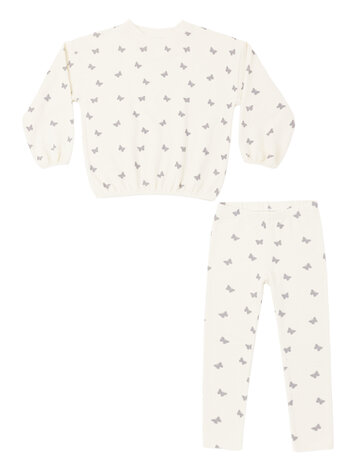 RYLEE AND CRU Butterfly Ditsy Spongey Girl Set