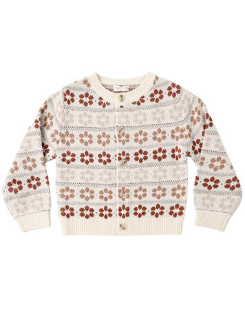 RYLEE AND CRU Cheyenne Flower Cardigan