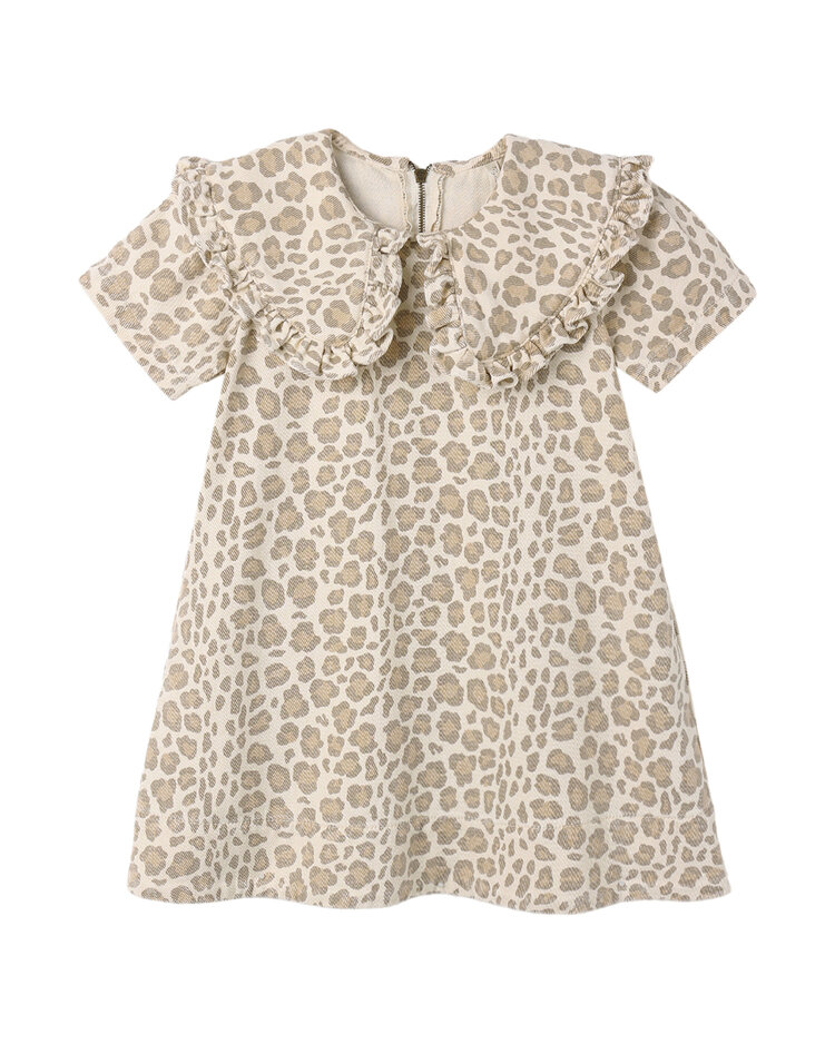 RYLEE AND CRU Collared Denim Mini Dress