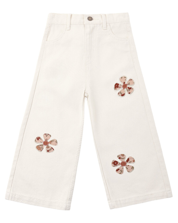 RYLEE AND CRU Daisy Patches Pant