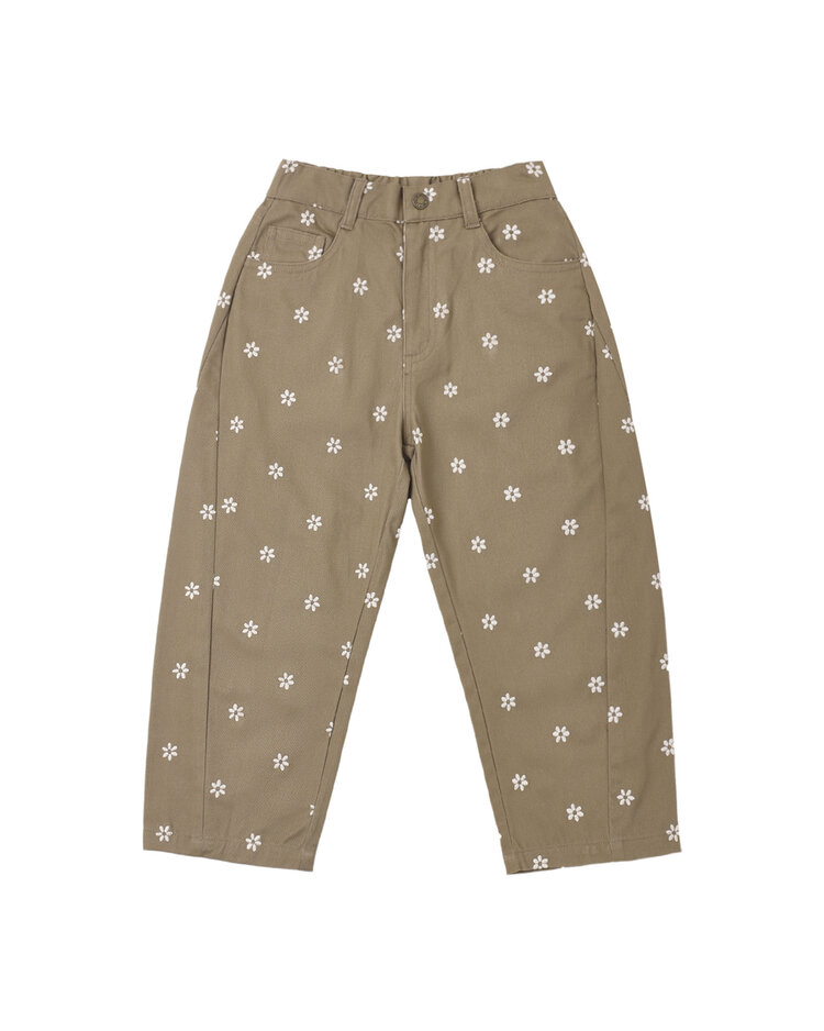 RYLEE AND CRU Daisies Barrel Pant
