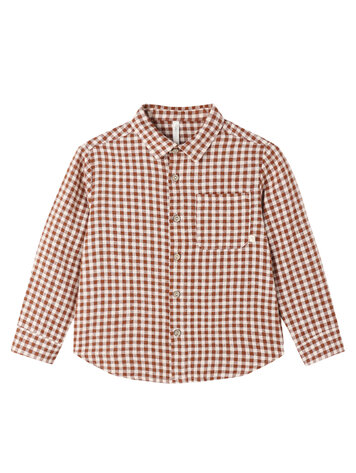 RYLEE AND CRU Collared Long Sleeve Check Shirt