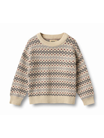 WHEAT Jacquard Harlow Pullover