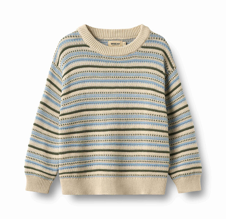 WHEAT Jacquard Harlow Pullover