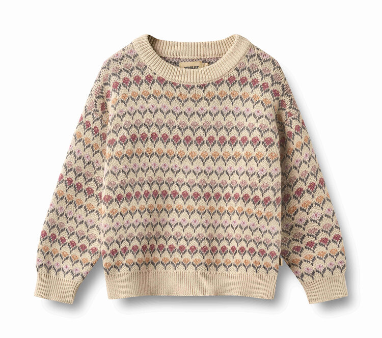 WHEAT Jacquard Harlow Pullover