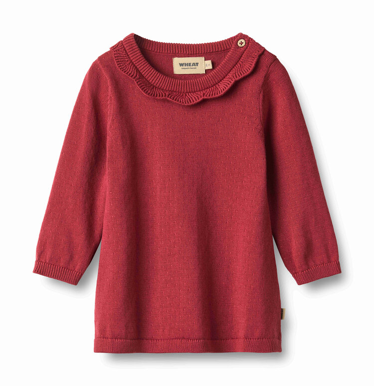 WHEAT Nannie Knit Baby Dress