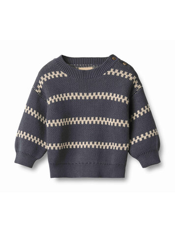 WHEAT Harlow Jacquard Baby Pullover