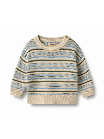 WHEAT Harlow Jacquard Baby Pullover